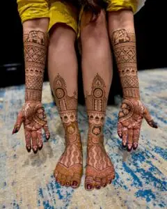 Rajasthani Bridal Mehndi by ZuwixArt in Pune